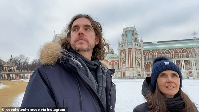 Joseph Stephen Rose, a 50 -year-old YouTuber from Tallahassee, Florida, says God sent him to Moscow because it was 'where I needed to be'