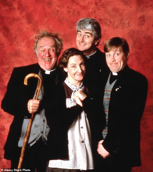 Amid a string of so-called 'thought crimes' is Linehan, the creator of the brilliant Father Ted (above), whose vocal defence of women's rights has made him a modern-day hero to some and a pariah to others