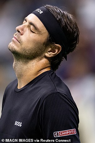 He jokingly asked why nobody told him his headband was upside down