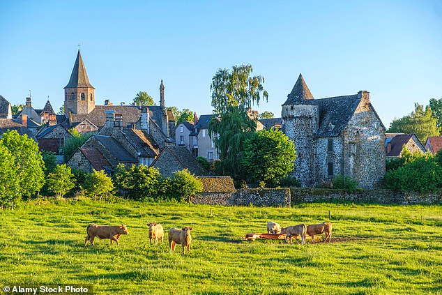 The body of Caroline Grandjean's was found by French police near Anglards-de-Salers in Cantal where she lived on September 1 - the first day of the new school term