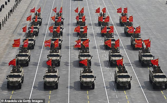 Xi Jinping was joined by Putin and Kim Jong Un to watch the huge processions of military vehicles and troops marking the 80th anniversary of Chinese victory over Japan in WWII