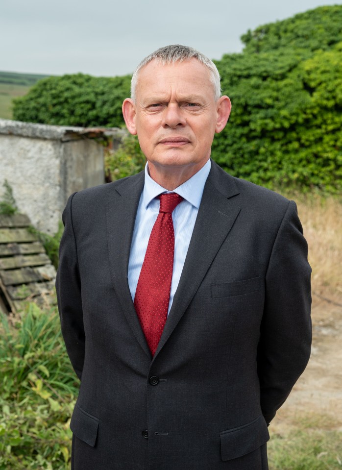 Martin Clunes as Doc Martin.