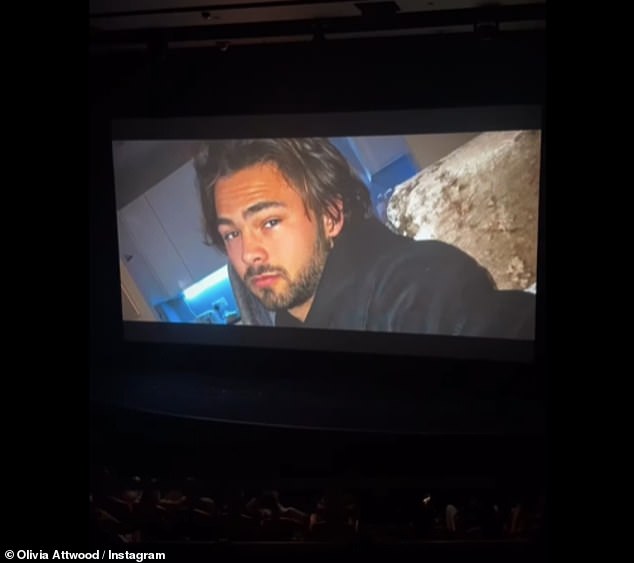 Speaking in her opening narration she began: 'I had a bad boyfriend once,' as an image of Bradley flashed up on the screen before it moved onto Olivia appearing on Love Island
