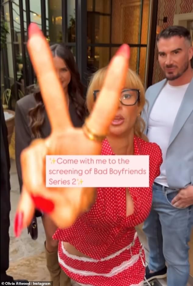 Taking to Instagram on Wednesday to share a compilation video from the event she shared a snippet from the introduction of the first episode from series two