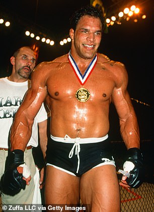 Mark Kerr is pictured at a UFC event in Alabama in 1997