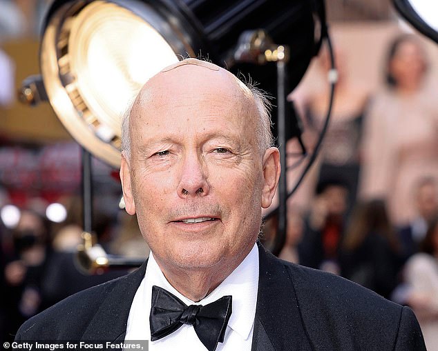 Julian Fellowes attends the world premiere of "Downton Abbey: A New Era" in 2022