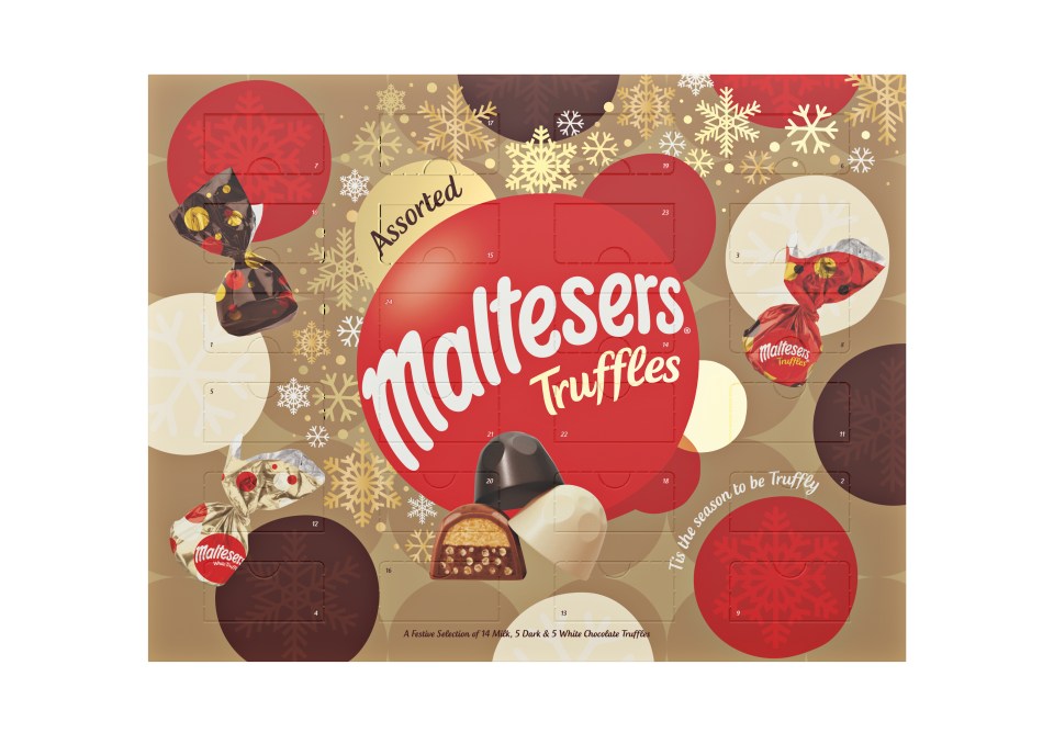 Maltesers Truffles advent calendar.