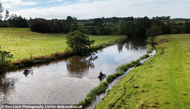 Police water search units were seen scouring the river on October 4 - two weeks before her remains were found