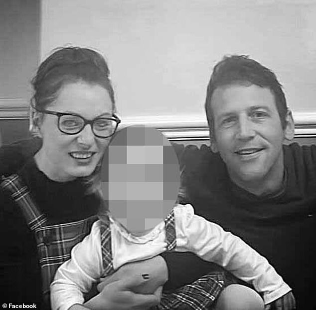 Victoria Taylor with her fiancé Matthew and their two-year-old daughter