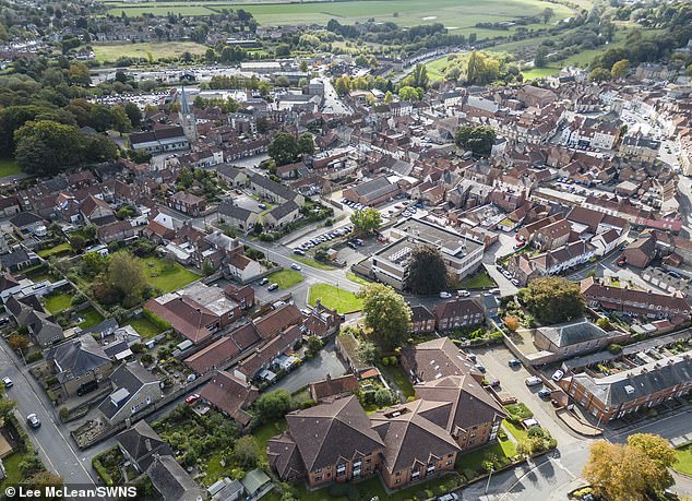 Malton town centre, where missing woman Victoria Taylor lived with her fiancé and daughter