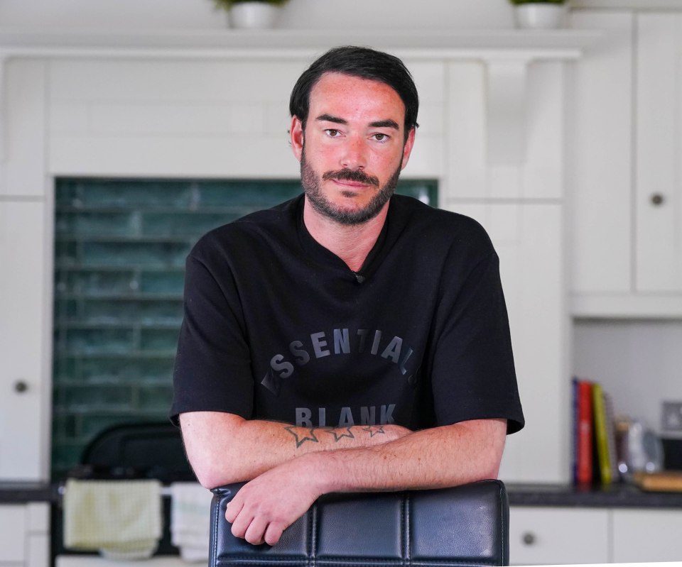 Portrait of Jack Tweed at home.