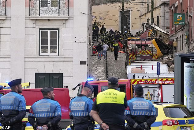 Three of those hurt are said to be in a 'critical condition' according to local reports. Some of the injuries victims have suffered including open fractures