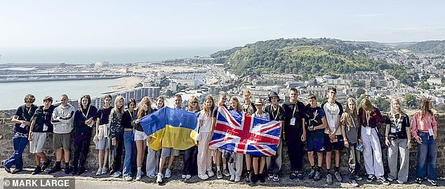 The children have been staying in Dover, Kent, where they had plenty of fresh air and the chance to swap stories about their lives. Many of them have lost a parent in the war