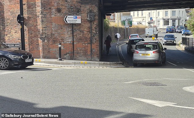 So much damage has been caused to the 11,000 vehicles that pass by the kerb daily that a dedicated Facebook page has been set up to inform others about the carnage it is causing