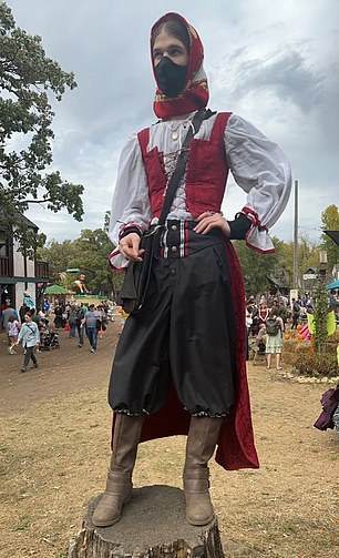 Robin Westman at the Renaissance fair