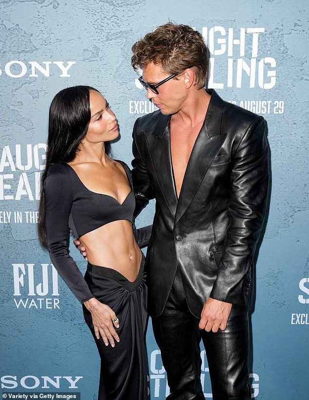 It comes after Zoe continued to fuel romance rumors with her co-star Austin Butler at the premiere of their new film Caught Stealing last week; Pictured August 26 in New York
