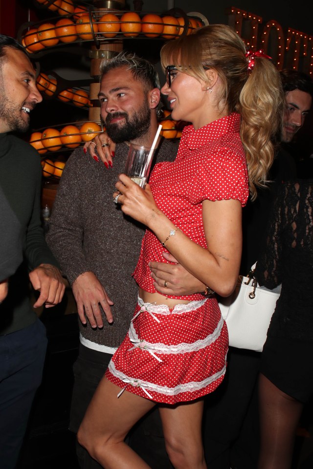 Olivia Attwood and Bradley Dack at a party.