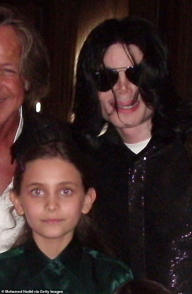 Paris - who's rarely pictured with her birth mother Debbie Rowe - was only 11 years old when Michael tragically succumbed to 'acute propofol and benzodiazepine intoxication' at age 50 back in 2009 (pictured in 2008)