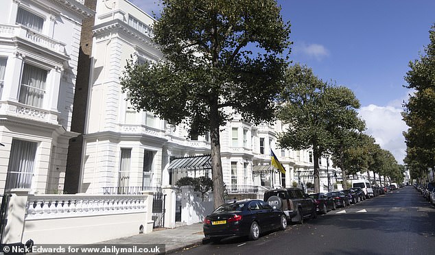 Holland Park has tree-lined streets featuring stunning period properties worth millions