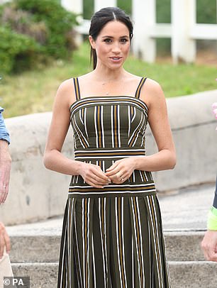 The Duchess wore this Martin Grant on the tour of Australia in 2018