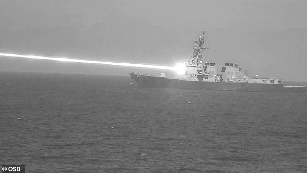 The system paved the way for more advanced ones like HELIOS, fired by USS Preble in this photo