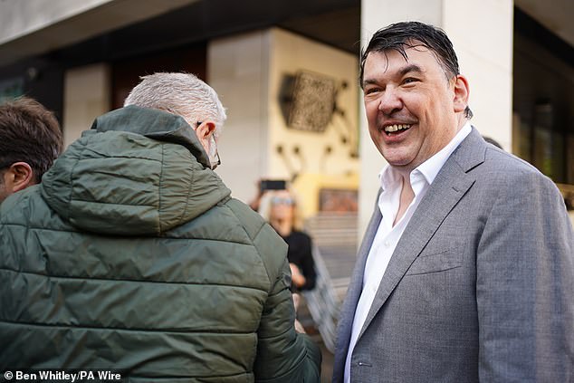 He told one supporter, in an apparent reference to his Heathrow arrest three days ago on another matter earlier this week: 'I would have enjoyed the arrest a bit more if I knew what was happening'