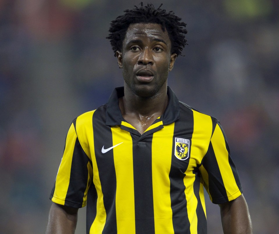 Wilfried Bony of Vitesse Arnhem.