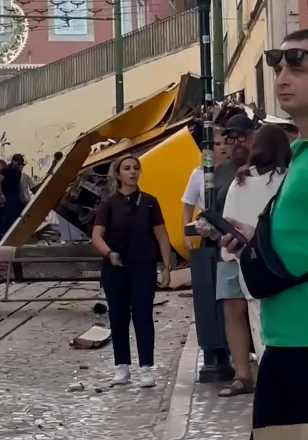 Witnesses said the building the funicular smashed into is a hotel, and that victims were knocked unconscious following the impact of the crash