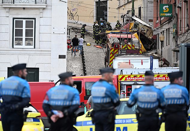 Portugal Police have now confirmed the number of fatalities has reached 'at least 15' following earlier reports that suggested the accident claimed the lives of three