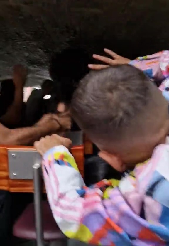 Woman injured on boat ride.