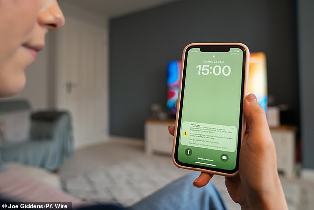 Emergency alerts 'contain life-saving information and should be kept switched on for your own safety', the UK government webpage stresses