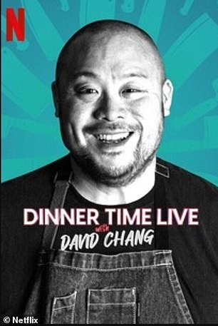 David Chang with Meghan. He is the star of the Netflix show Dinner Time Live