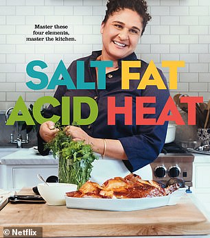Samin Nosrat with Meghan, Duchess of Sussex. She is star of Netflix's Salt Fat Acid Heat