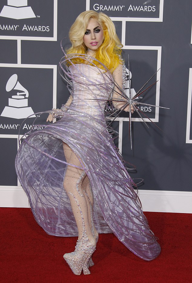 Lady Gaga wore Armani in 2010 in LA