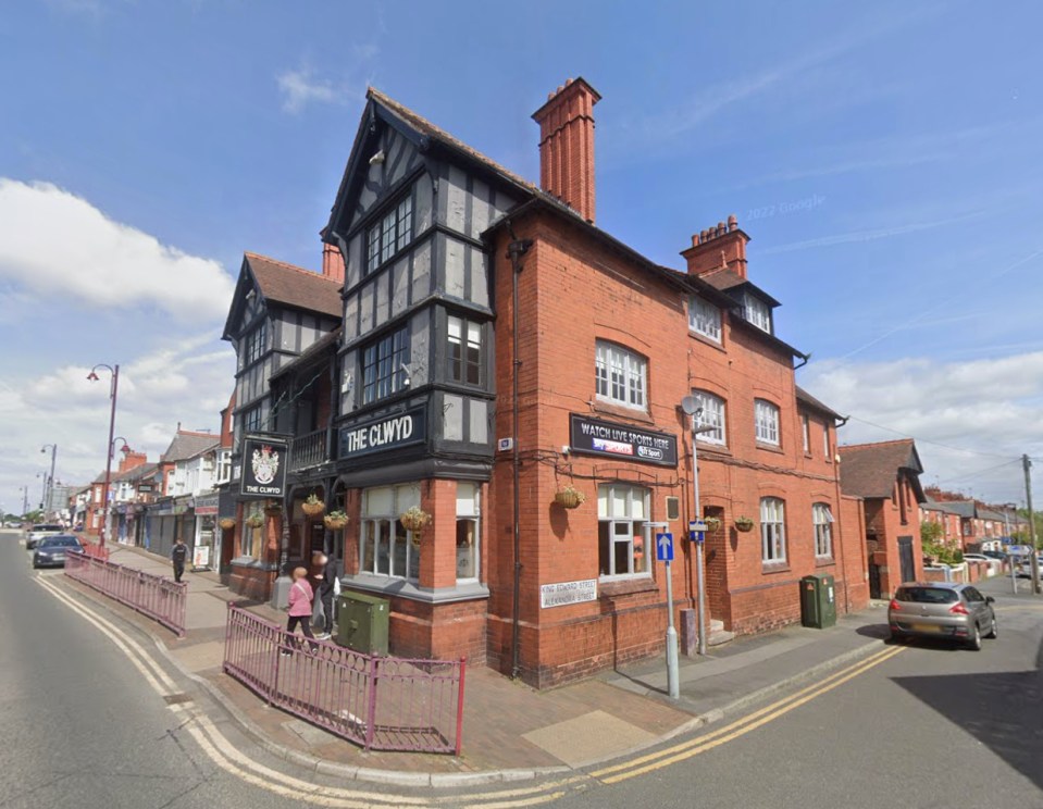 The Clwyd Arms pub in Shotton.