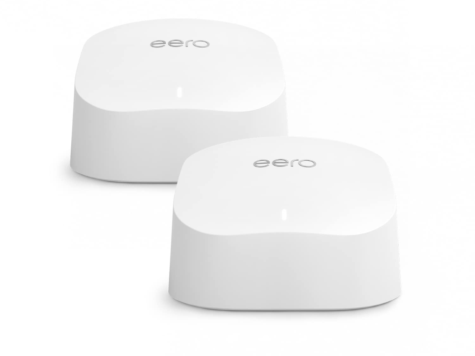 Two eero wifi routers.