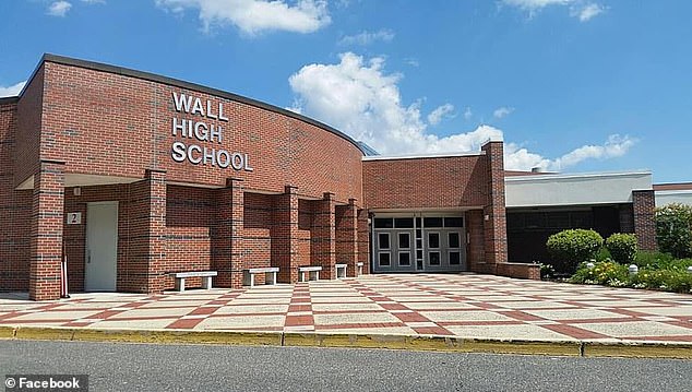 Rizzitello, who tied the knot with her husband in 2017, was arrested in July last year, just days after she resigned from her role at Wall Township High School (file photo)