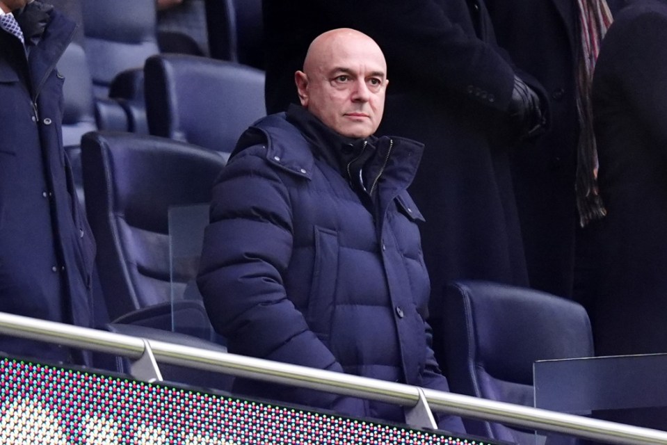 File photo dated 26-01-2025 of Daniel Levy. Tottenham have announced the departure of chief executive Daniel Levy. Issue date: Thursday September 4, 2025. PA Photo. Photo credit should read Mike Egerton/PA Wire.