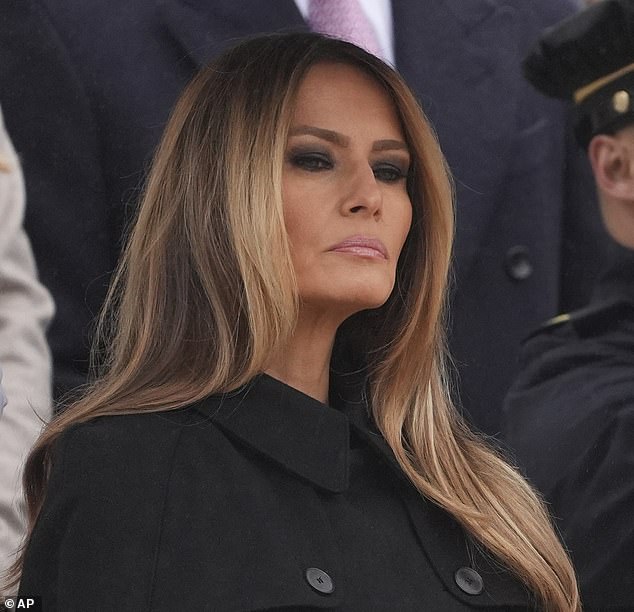 Although Paglionico admitted that typically, people like to dye their hair darker for the Fall, she's definitely been seeing 'a shift' this season. Pictured: Melania Trump before