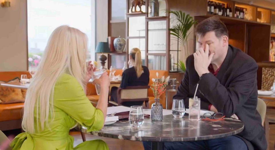 Mark Labbett and Dianne on a date.