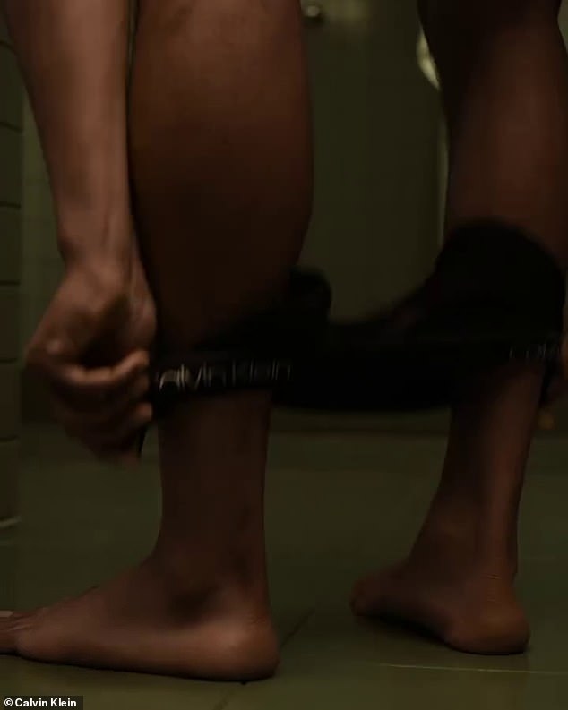 Careful, Trent! The Real Madrid star even slides his boxers off at one point in the advert