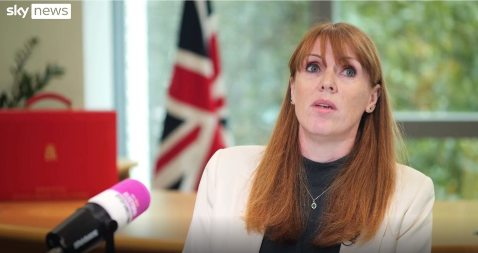 Deputy Prime Minister Angela Rayner in a Sky News interview.