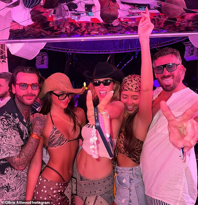 Fans began to question the nature of their relationship following a party holiday in Ibiza last week where the two were seen looking close