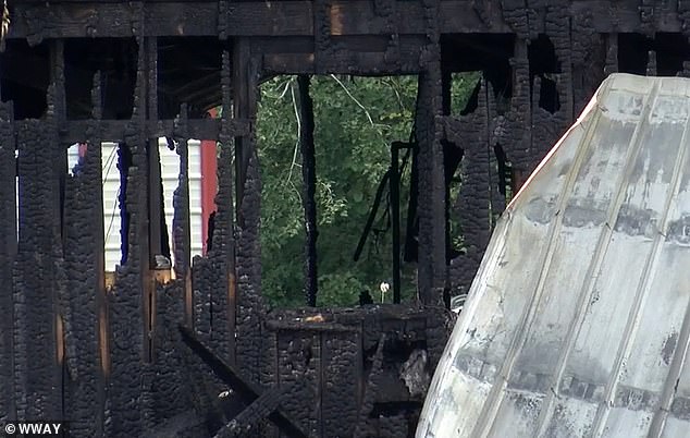 Two girls, both aged 12, managed to escape the inferno. Officials said that one of them is a sister of the children who perished