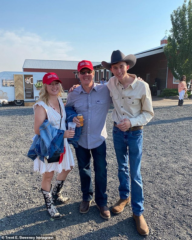 Sydney defended herself from accusations she was right-wing in 2022, after she posted snaps of her mother's birthday party guests wearing MAGA-inspired hats