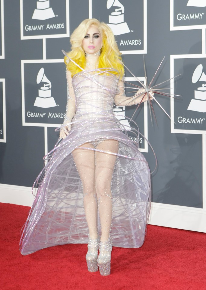 Lady Gaga at the Grammy Awards.