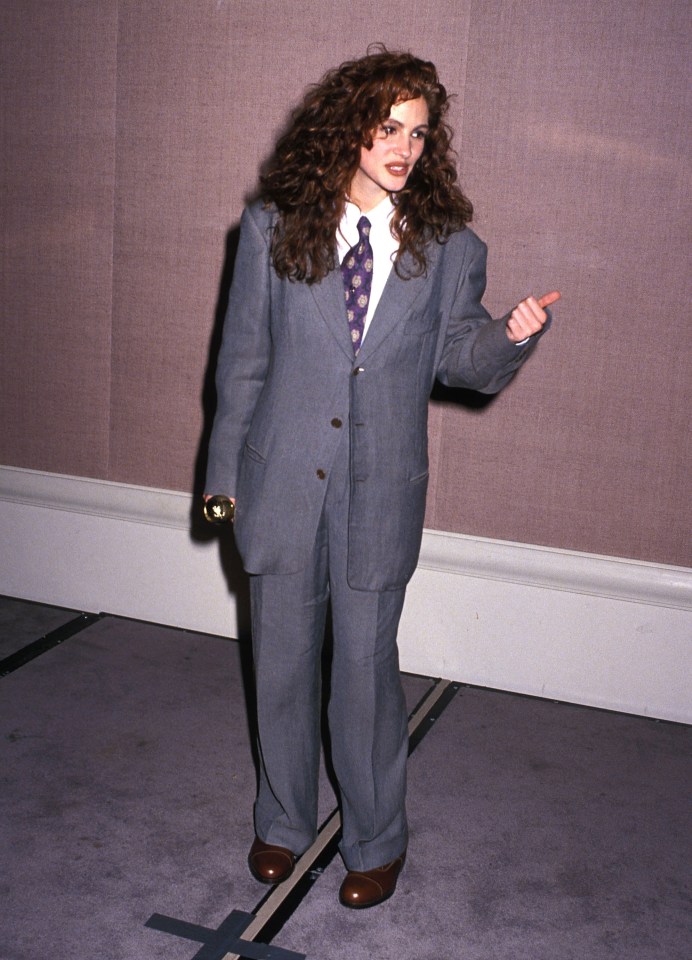 Julia Roberts at the Golden Globe Awards.