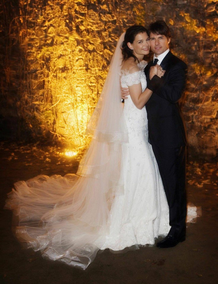 Tom Cruise and Katie Holmes on their wedding day.