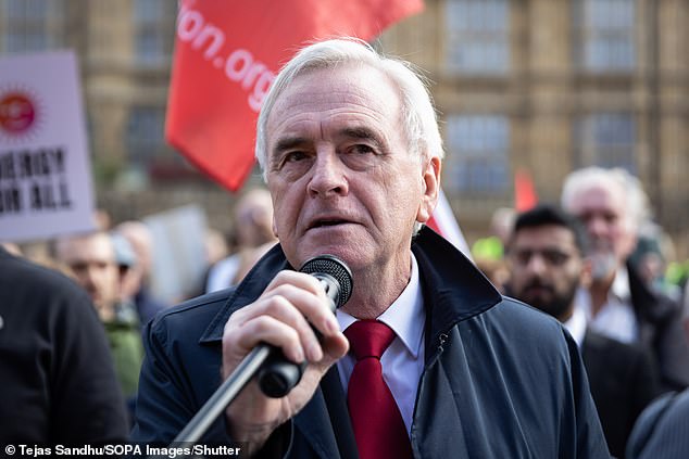 Former Labour shadow chancellor John McDonnell said he was appalled by the decision to allow Isaac Herzog to visit the UK