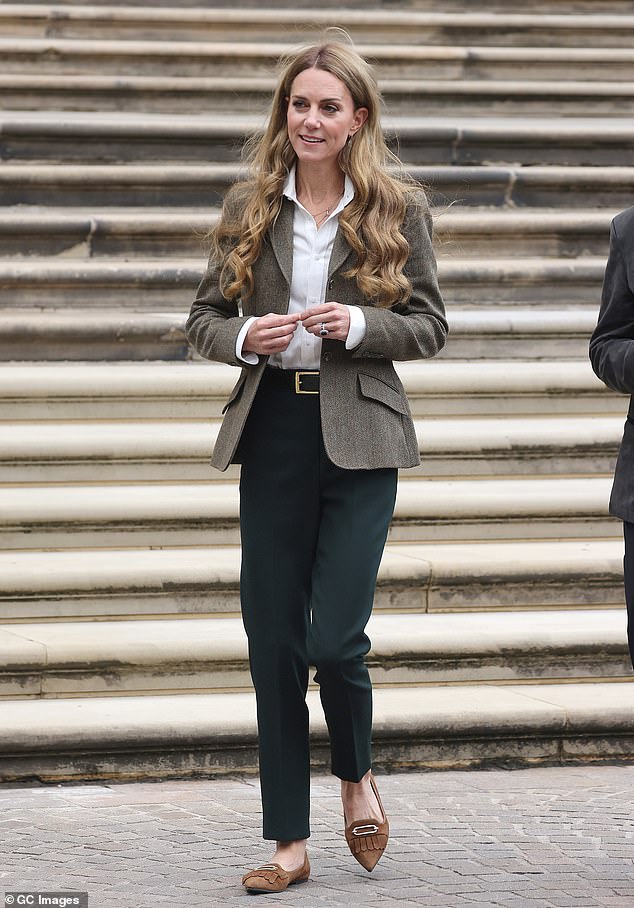 The Princess appears to have undergone a hair transformation in recent months, after first debuting her blonder locks in April